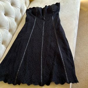 NWT WHITE HOUSE BLACK MARKET STRAPLESS LACE DRESS